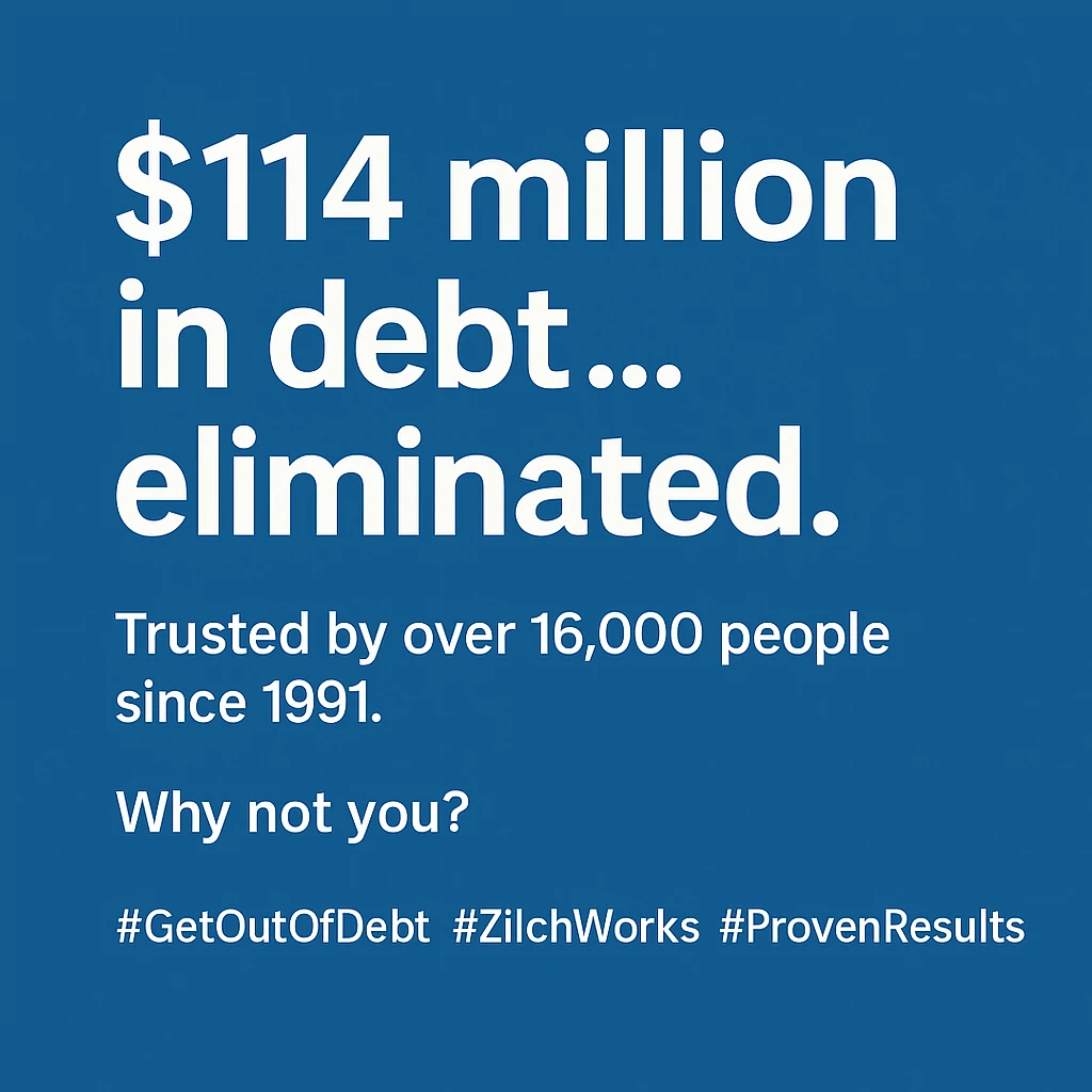 Over $114 million eliminated. Trusted by 16,000+ people since 1991.