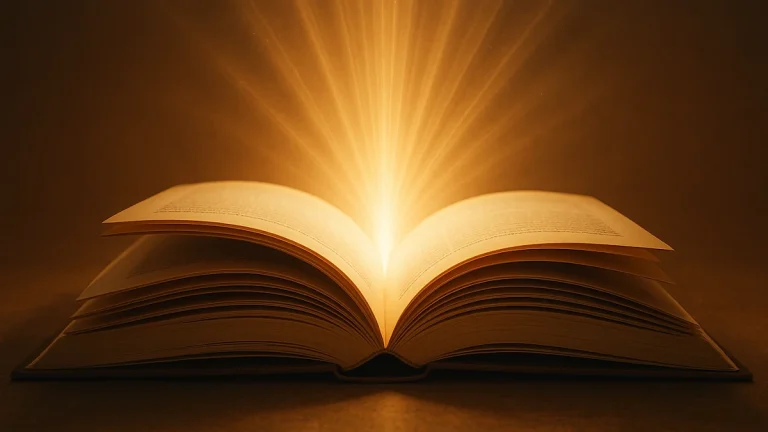 Light from a book